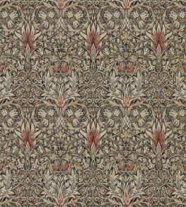 Snakeshead Wallpaper by Morris & Co Charcoal/Spice Snakeshead Wallpaper by Morris & Co Charcoal/Spice