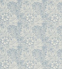 Marigold Fabric by Morris & co China Blue/Ivory Marigold Fabric by Morris & co China Blue/Ivory