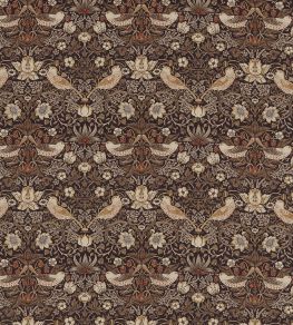 Strawberry Thief Fabric by Morris & co Grape/Gold Strawberry Thief Fabric by Morris & co Grape/Gold