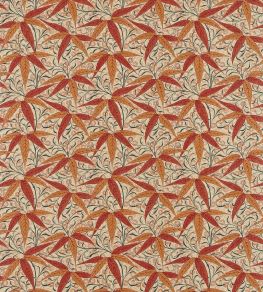 Bamboo Fabric by Morris & Co Russet/Siena Bamboo Fabric by Morris & Co Russet/Siena