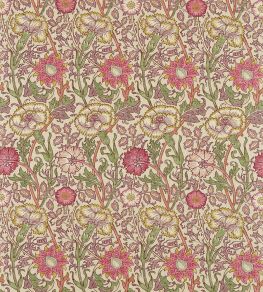 Pink & Rose Fabric by Morris & Co Manilla/Wine