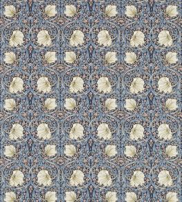 Pimpernel Fabric by Morris & Co Indigo/Hemp