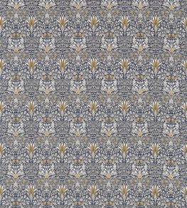 Snakeshead Fabric by Morris & Co Indigo/Hemp