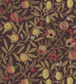 Fruit Wallpaper by Morris & Co Wine/Manilla Fruit Wallpaper by Morris & Co Wine/Manilla