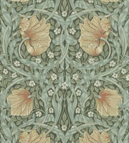 Pimpernel Wallpaper by Morris & Co Bayleaf/Manilla