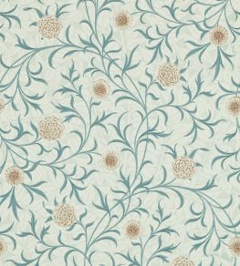Scroll Wallpaper by Morris & Co Loden/Slate Scroll Wallpaper by Morris & Co Loden/Slate