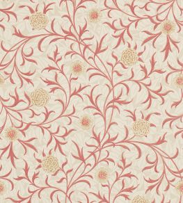 Scroll Wallpaper by Morris & Co Light Brick/Buff