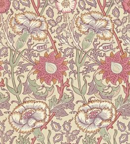 Pink & Rose Wallpaper by Morris & Co Manilla/Wine