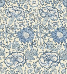Pink & Rose Wallpaper by Morris & Co Indigo