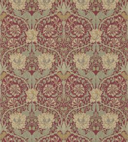 Honeysuckle & Tulip Wallpaper by Morris & Co Red/Gold Honeysuckle & Tulip Wallpaper by Morris & Co Red/Gold