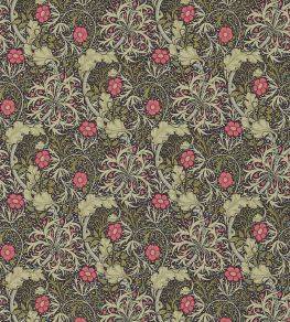 Morris Seaweed Wallpaper by Morris & Co Ebony/Poppy Morris Seaweed Wallpaper by Morris & Co Ebony/Poppy