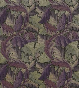 Acanthus Tapestry Fabric by Morris & Co Grape/Heather Acanthus Tapestry Fabric by Morris & Co Grape/Heather