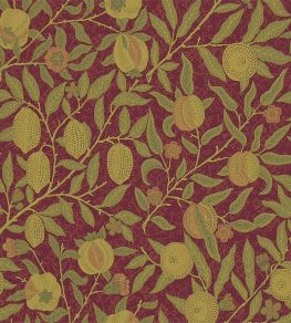 Fruit Fabric by Morris & Co Crimson/Thyme Fruit Fabric by Morris & Co Crimson/Thyme