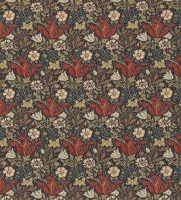 Compton Fabric by Morris & Co Faded Terracotta/Multi