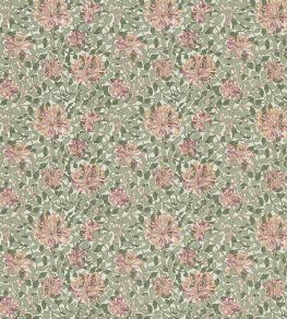 Honeysuckle Fabric by Morris & Co Chalk/Yellow
