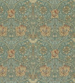 Honeysuckle & Tulip Fabric by Morris & Co Privet/Honeycombe