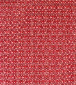 Eye Bright Fabric by Morris & Co Red Eye Bright Fabric by Morris & Co Red