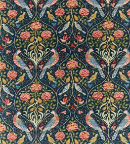 Seasons By May Fabric by Morris & Co Indigo Seasons By May Fabric by Morris & Co Indigo