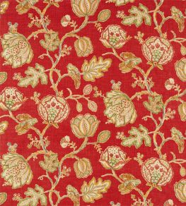 Theodosia Fabric by Morris & Co Red Theodosia Fabric by Morris & Co Red