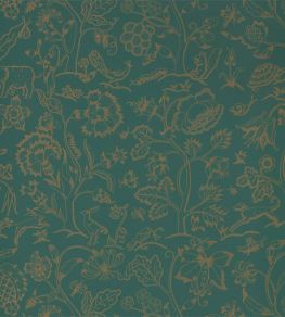 Middlemore Wallpaper by Morris & Co Moss Gold