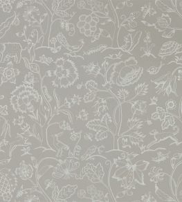 Middlemore Wallpaper by Morris & Co Linen Chalk Middlemore Wallpaper by Morris & Co Linen Chalk