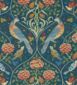 Seasons By May Wallpaper by Morris & Co Indigo