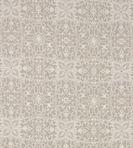 Pure Net Ceiling Embroidery Fabric by Morris & Co Flax