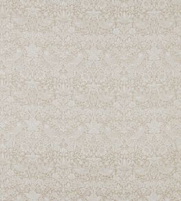 Pure Strawberry Thief Fabric by Morris & Co Flax Pure Strawberry Thief Fabric by Morris & Co Flax