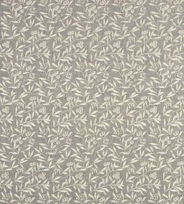 Pure Arbutus Embroidery Fabric by Morris & Co Inky Grey