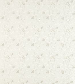 Pure Arbutus Embroidery Fabric by Morris & Co White Clover Pure Arbutus Embroidery Fabric by Morris & Co White Clover