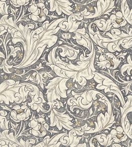 Pure Bachelors Button Fabric by Morris & Co Black Ink Pure Bachelors Button Fabric by Morris & Co Black Ink