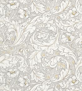 Pure Bachelors Button Fabric by Morris & Co Horned Poppy Grey