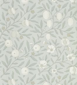 Pure Fruit Wallpaper by Morris & Co Grey Blue Pure Fruit Wallpaper by Morris & Co Grey Blue