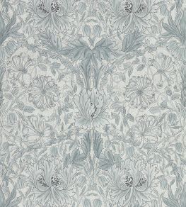 Pure Honeysuckle & Tulip Wallpaper by Morris & Co Cloud Grey Pure Honeysuckle & Tulip Wallpaper by Morris & Co Cloud Grey
