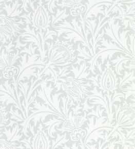 Pure Thistle Wallpaper by Morris & Co Grey Blue Pure Thistle Wallpaper by Morris & Co Grey Blue