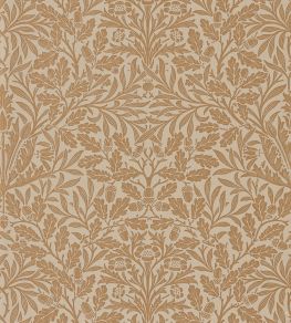 Pure Acorn Wallpaper by Morris & Co Gilver/Copper