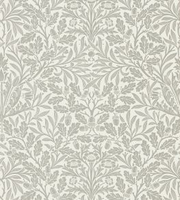 Pure Acorn Wallpaper by Morris & Co Ecru/Pewter