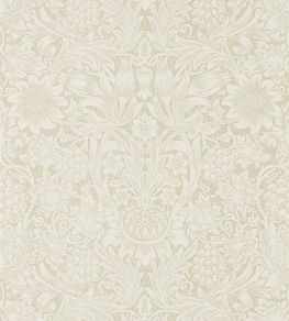 Pure Sunflower Wallpaper by Morris & Co Parchment/Gold