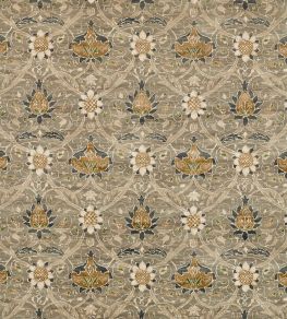 Montreal Velvet Fabric by Morris & Co Grey/Charcoal