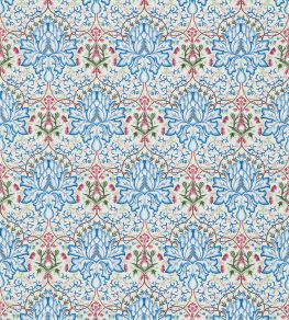 Artichoke Embroidery Fabric by Morris & Co Peacock/Cream Artichoke Embroidery Fabric by Morris & Co Peacock/Cream