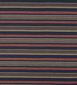 Morro Stripe Fabric by Jane Churchill Navy Morro Stripe Fabric by Jane Churchill Navy