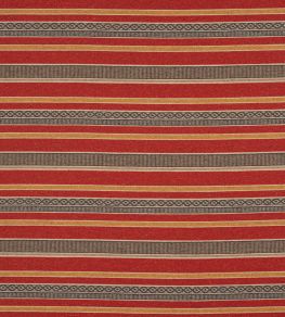 Morro Stripe Fabric by Jane Churchill Red Morro Stripe Fabric by Jane Churchill Red