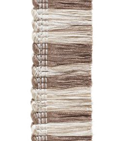 Moss Stripe Fringe 40mm Trimming by Houles 9020 Moss Stripe Fringe 40mm Trimming by Houles 9020