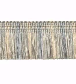 Moss Fringe 50mm Trimming by Houles Bleu Glacier Moss Fringe 50mm Trimming by Houles Bleu Glacier