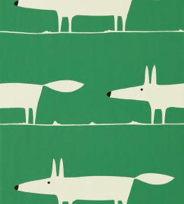 Mr Fox Wallpaper by Scion Mint Leaf