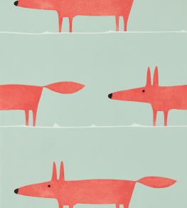 Mr Fox Wallpaper by Scion Sage / Poppy Mr Fox Wallpaper by Scion Sage / Poppy