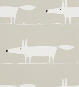 Mr Fox Wallpaper by Scion Snow Mr Fox Wallpaper by Scion Snow