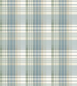 Mulberry Ancient Tartan Wallpaper by Mulberry Home Aqua