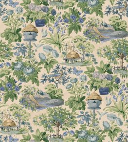 Mulberry Garden Wallpaper by Mulberry Home Blue/Green Mulberry Garden Wallpaper by Mulberry Home Blue/Green