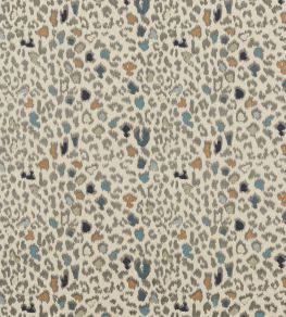Animal Magic Fabric by Mulberry Home Teal Animal Magic Fabric by Mulberry Home Teal